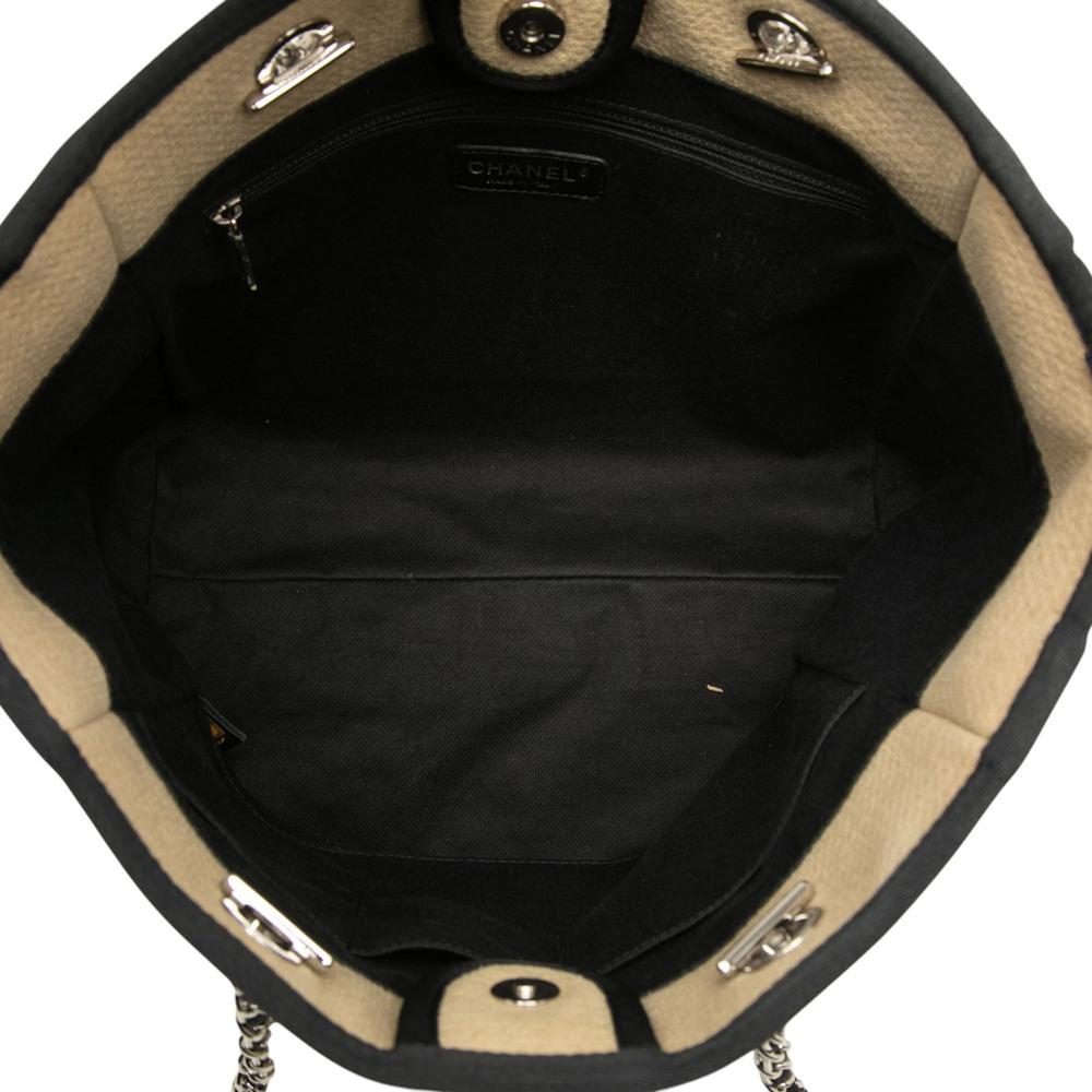 Pre-Loved Chanel Small Canvas Deauville Tote - Picture 4 of 8
